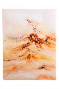 IN STOCK -From $350 - Oil Painting on Canvas Orange Abstruct - 75x100cm