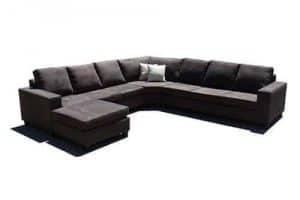 8 seater sectional corner modular lounge - sofa chaise suite