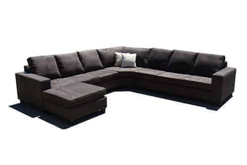 8 seater sectional corner modular lounge - sofa chaise suite