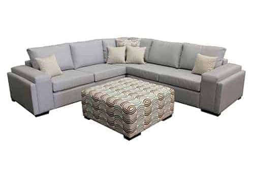 sectional corner modular sofa lounge double layer arm include ottoman