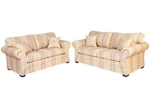 2.5 seater sofa lounge suite set - buttoning – studs