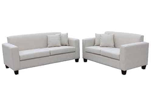 3 seater sofa lounge suite set - buttoning - studs