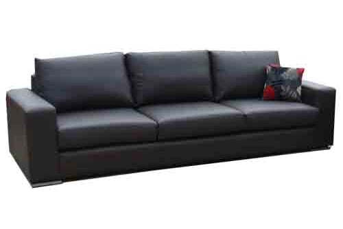 Australian made leather 3.5 seater - sofa lounge suite