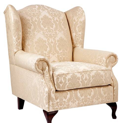 wing chair - Designer Chair - Accent chair - Boutique Chair - Occasional Chair -Warwick Fabric
