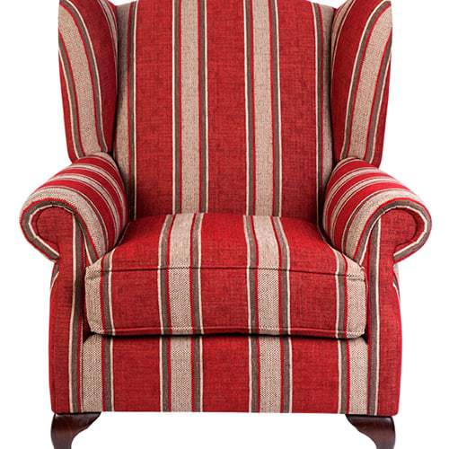 wing chair - Designer Chair - Accent chair - Boutique Chair - Occasional Chair -Warwick Fabric