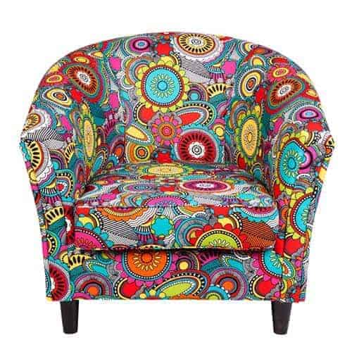 Tub chair - Designer Chair - Accent chair - Boutique Chair - Occasional Chair -Warwick Fabric