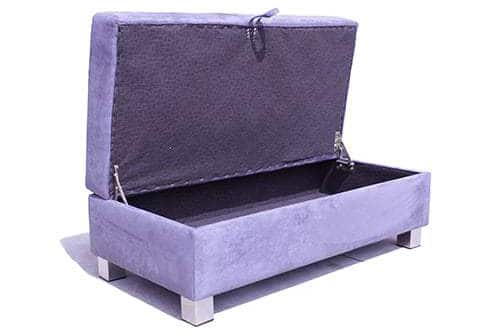 Storage ottoman - round ottoman - warwick fabric – square - rectangle ottoman – footstool - chaise ottoman