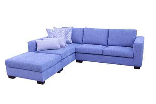 fabric chaise lounge - sofa corner modular include ottoman