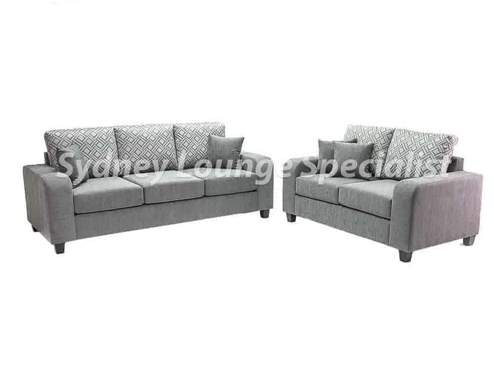 3 seater + 2 seater sofa lounge suite set