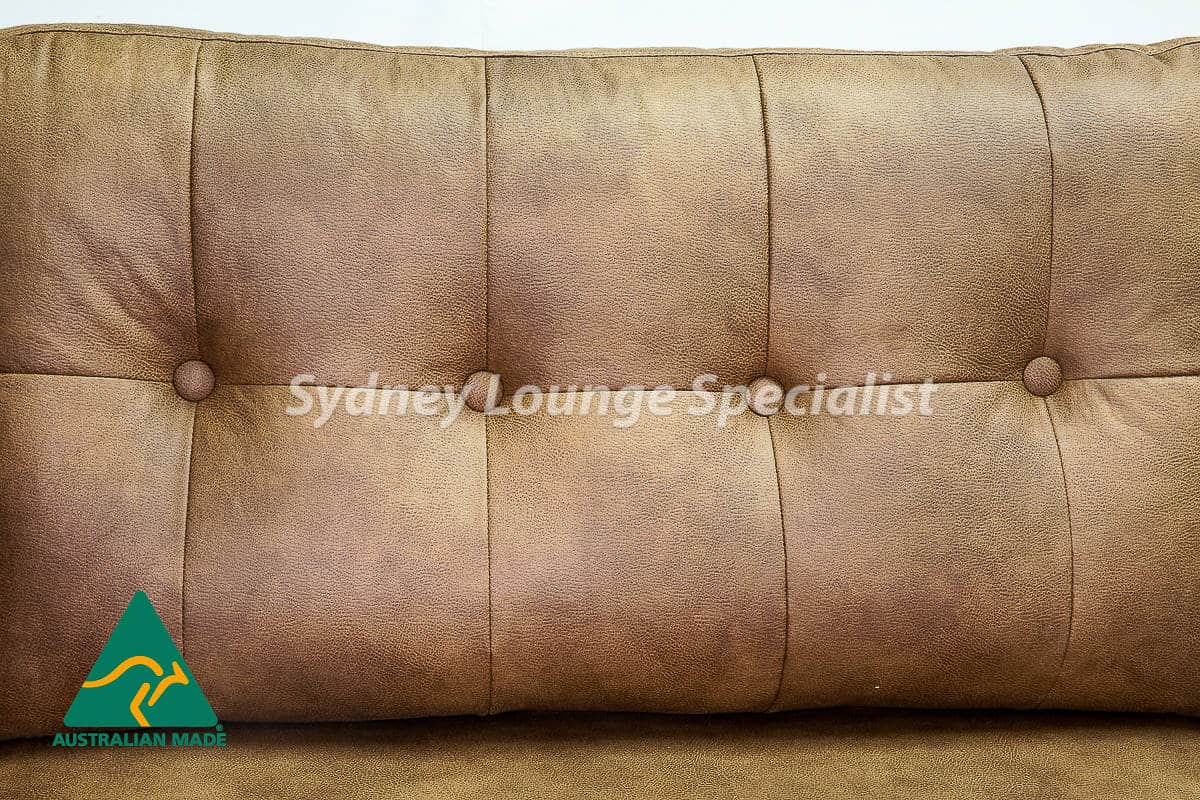 Parker 3 Seater (buttoned) +ottoman Australian Made Sofa lounge