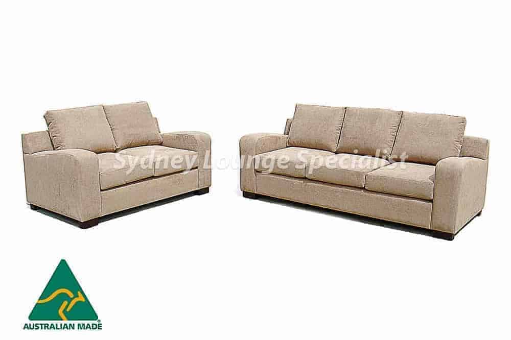 3 seater sofa lounge suite set - buttoning – studs