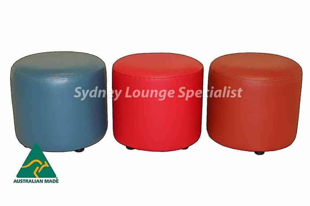 Australian Made Commercial Round Ottoman Head custom made sydney