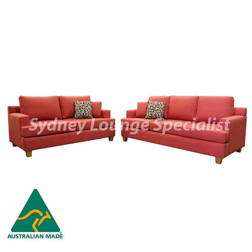 3 seater + 2 seater sofa lounge suite set