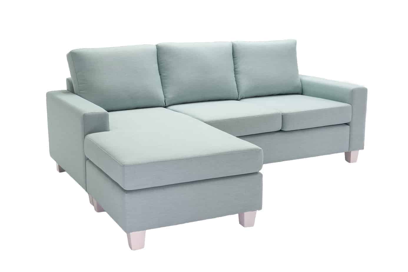 3 Seater Plush Chaise Lounge available at Sydney Lounge Specialist