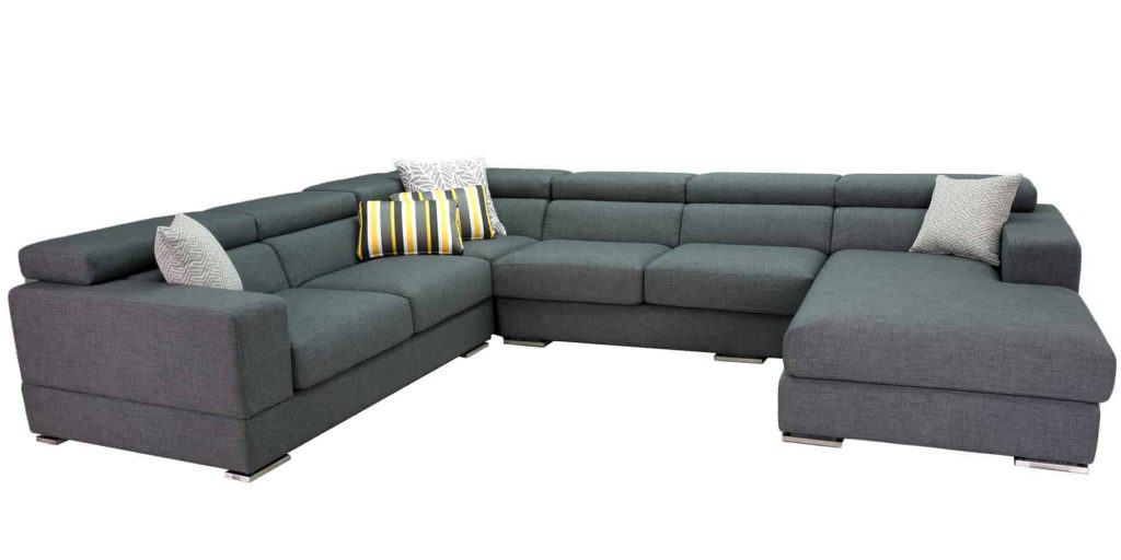 Tennyson Plush Chaise Corner Modular Lounge buy direct from our Sydney Furniture Factory