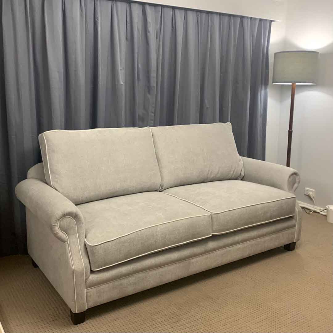 Lismore Plush Neutral Beige Sofa Australian made by Sydney Lounge Specialist