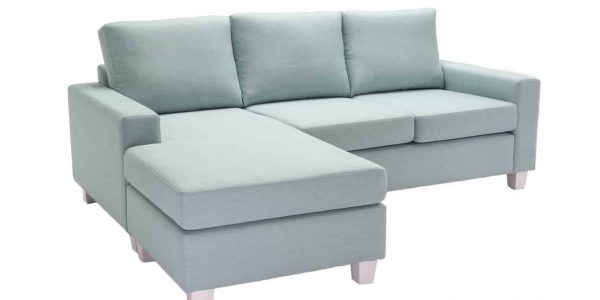 3 Seater Plush Chaise Lounge available at Sydney Lounge Specialist