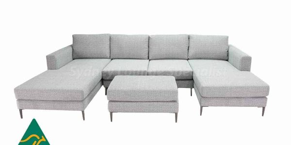 Cosmo 2 corner modular seat chaise Lounge available at Sydney Lounge Specialist